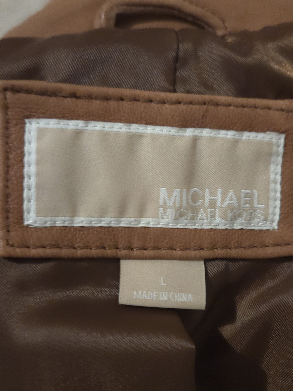 Michael Kors Leather Jacket - Picture 6 of 13